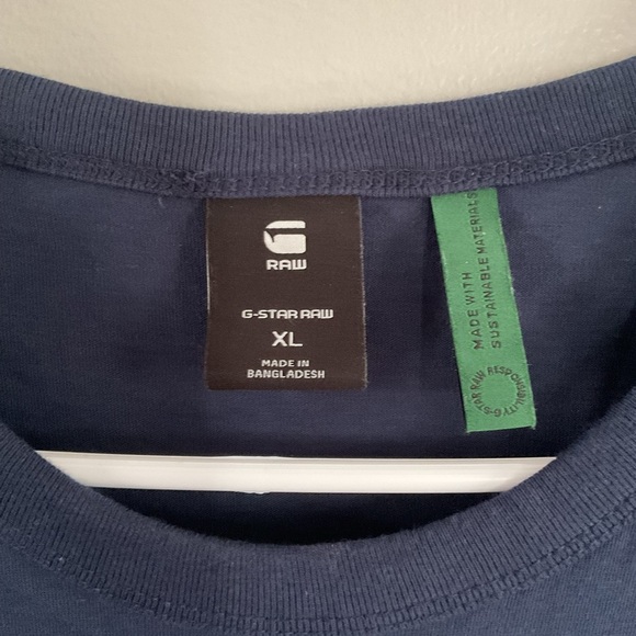 G-Star Raw Denim Navy Blue Men's Shirt - Picture 3 of 3